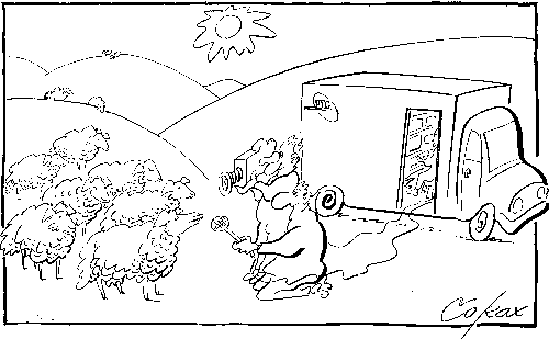 CORAX karikatura