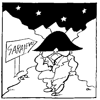 CORAX karikatura