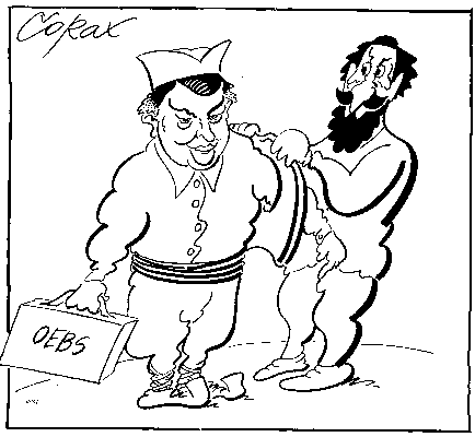 CORAX karikatura